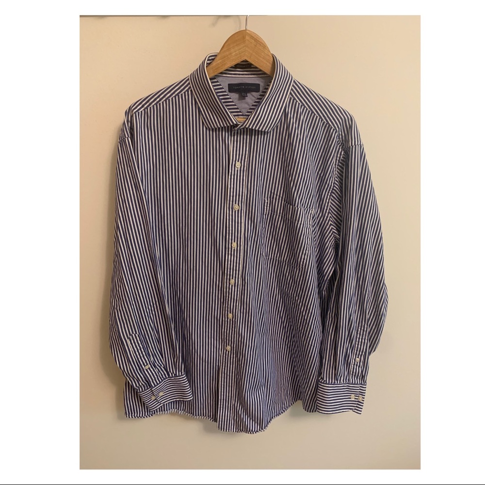 Tommy Hilfiger striped shirt blue/white